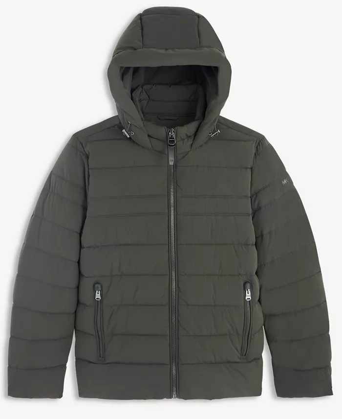Men's Dressy Hooded Stretch Packable Jacket - thumbnail 6