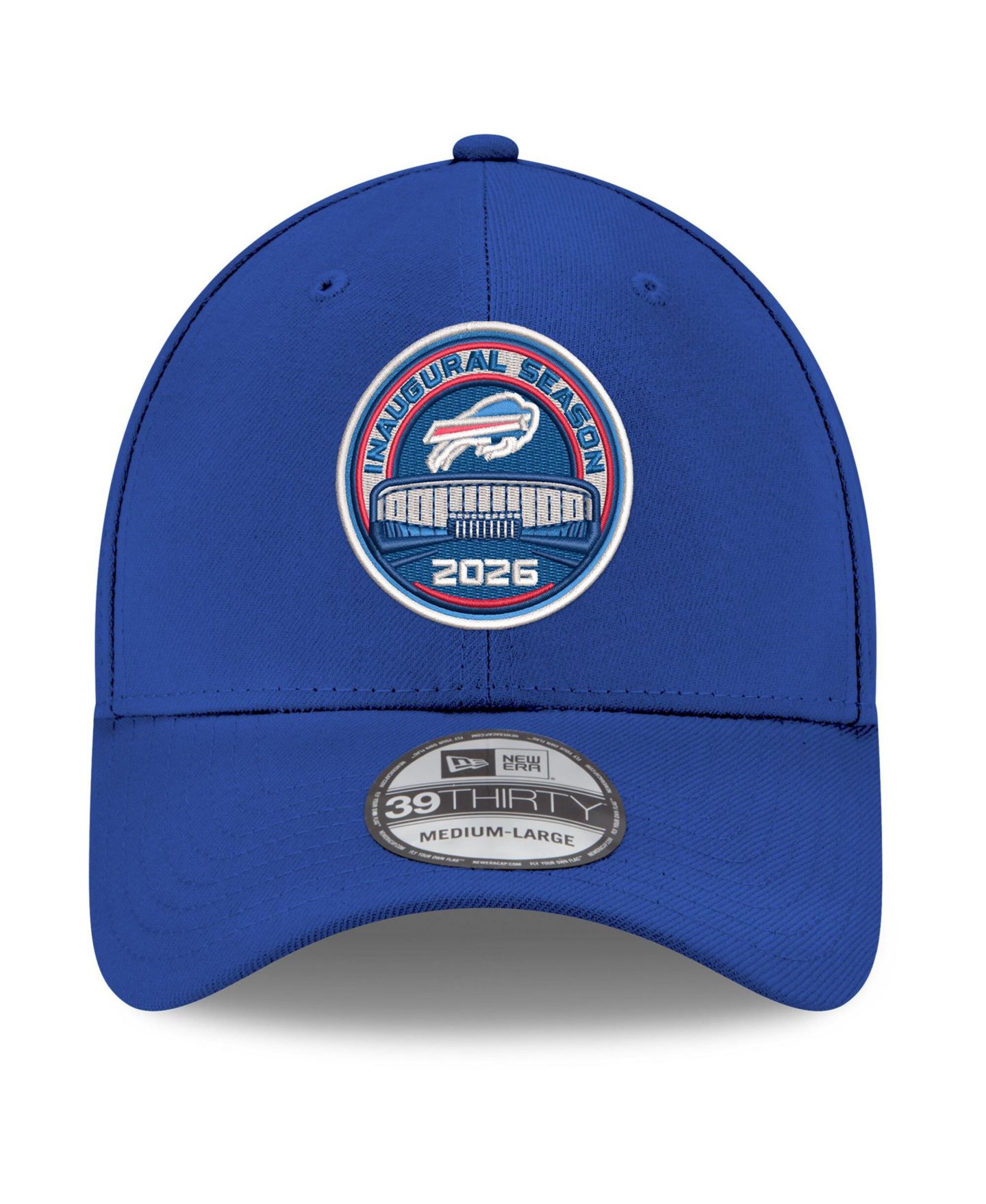 Мужская кепка New Era Royal Buffalo Bills Highmark Stadium Inaugural Season 39THIRTY Flex Hat — фото 4