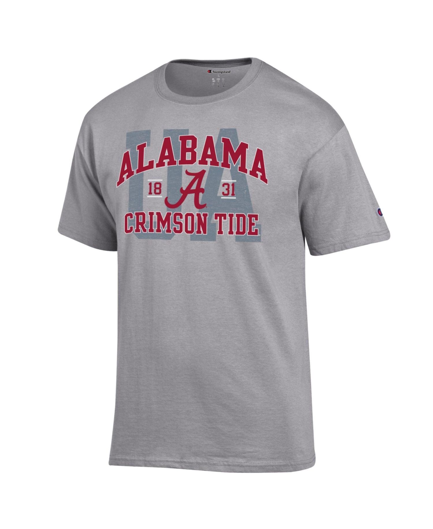 Men's Heather Gray Alabama Crimson Tide Varsity T-Shirt