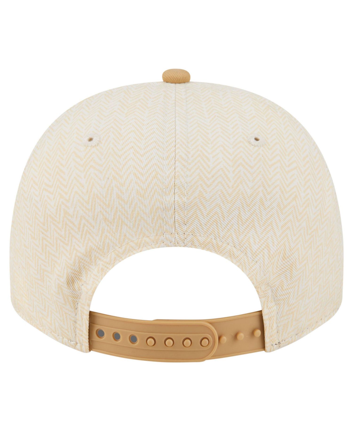 Men's Cream New York Yankees Herringbone 9FIFTY A-Frame Snapback Hat
