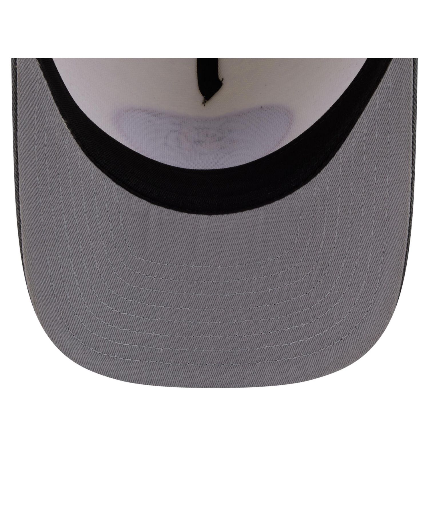 Men's Cream/Black Cincinnati Bengals Washed A-Frame 9FIFTY Snapback Hat