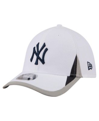 Men's White New York Yankees Cut n Sew 39THIRTY Flex Hat