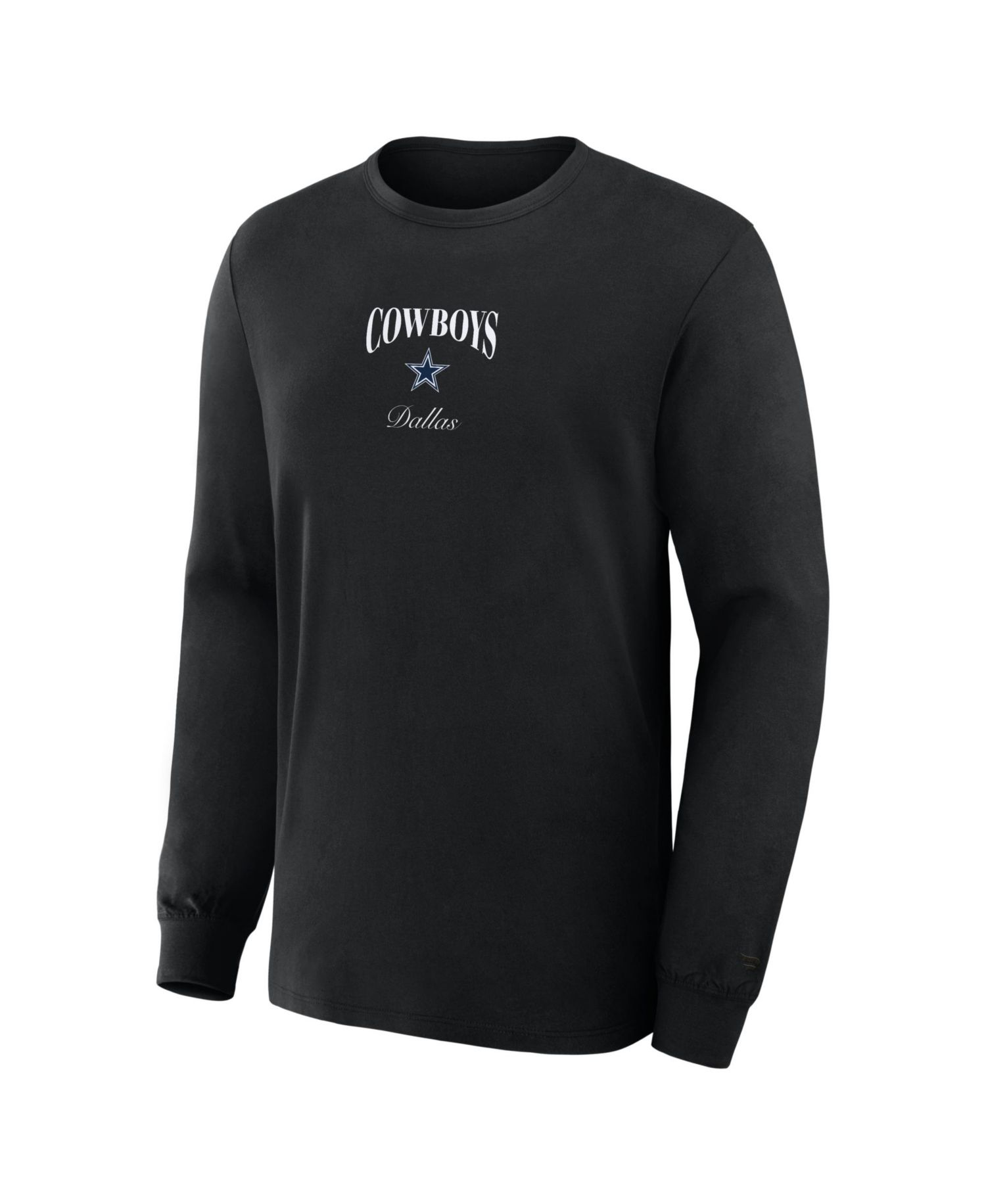 Men's Black Dallas Cowboys Midnight Falls Long Sleeve T-Shirt