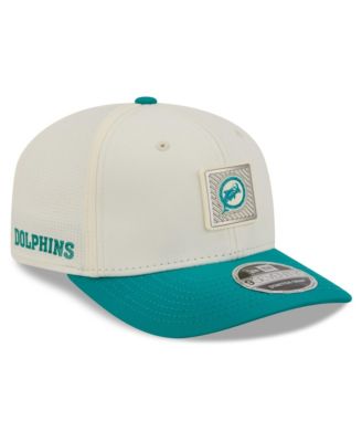 Men's Cream/Aqua Miami Dolphins 2026 NFL Training Camp 9SEVENTY Adjustable Hat