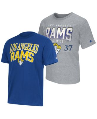 Men's 2-pack Royal/Gray Los Angeles Rams Logo T-Shirt