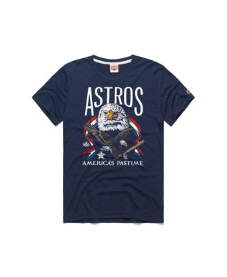 Men's Navy Houston Astros America's Pastime Tri-Blend T-Shirt