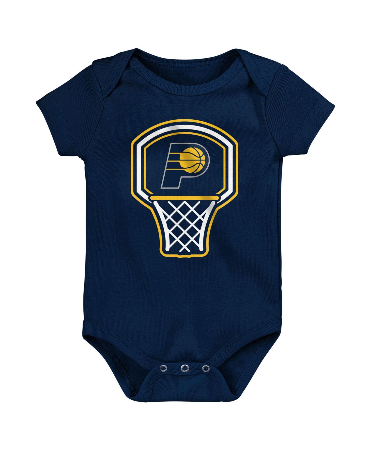 Baby Boys and Girls 3-Pack Indiana Pacers Littlest Player Bodysuit Set