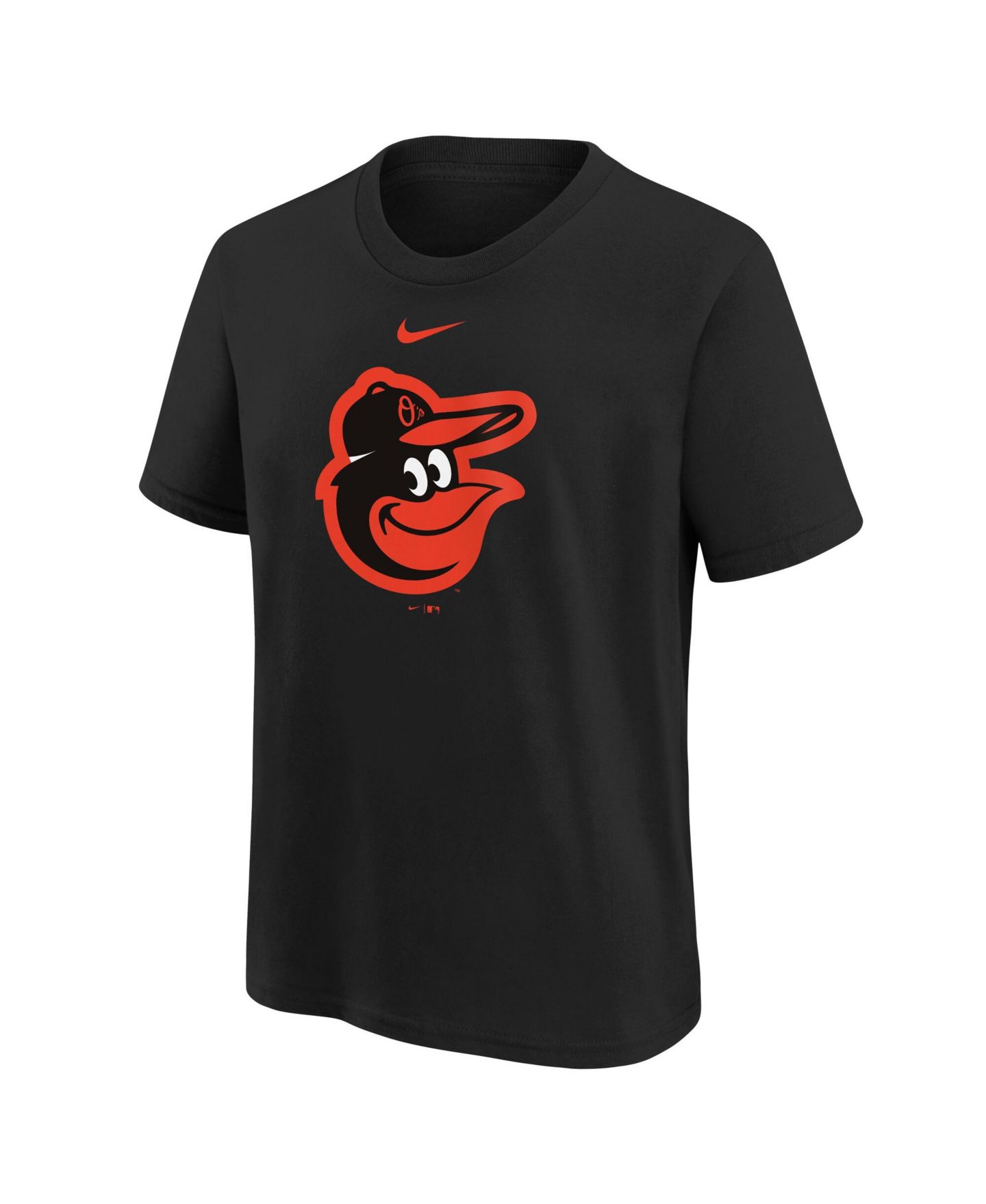 Детская футболка Nike Big Boys and Girls Black Baltimore Orioles Large Logo — фото 3