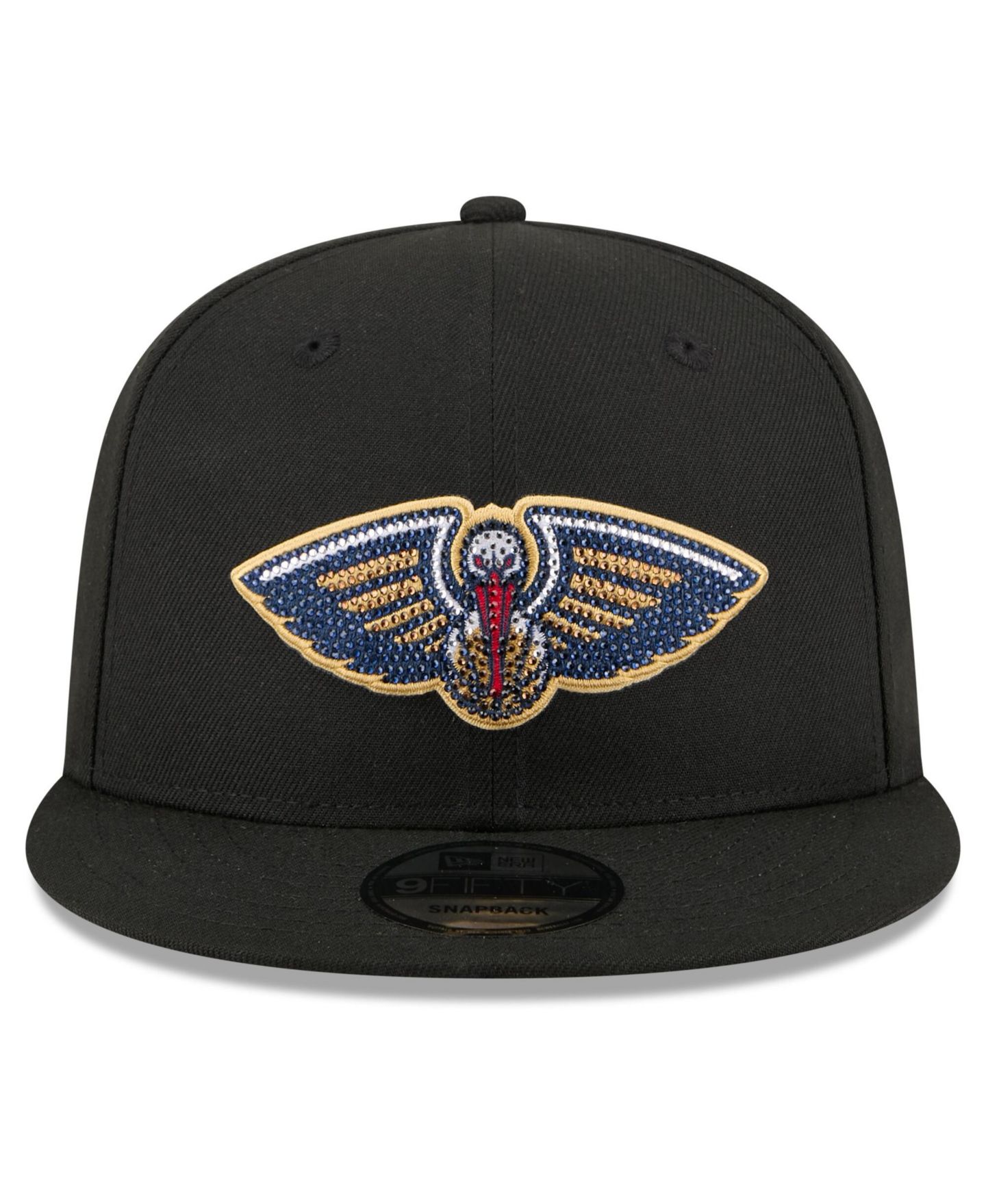 Мужские головные уборы New Era Black Portland Trail Blazers 2026 NBA Draft Crystal 9FIFTY Snapback Hat — фото 9