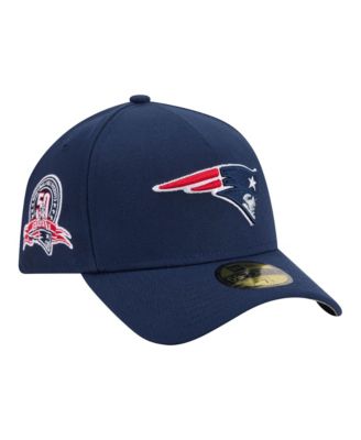 Men's Navy New England Patriots A-Frame 59FORTY Fitted Hat
