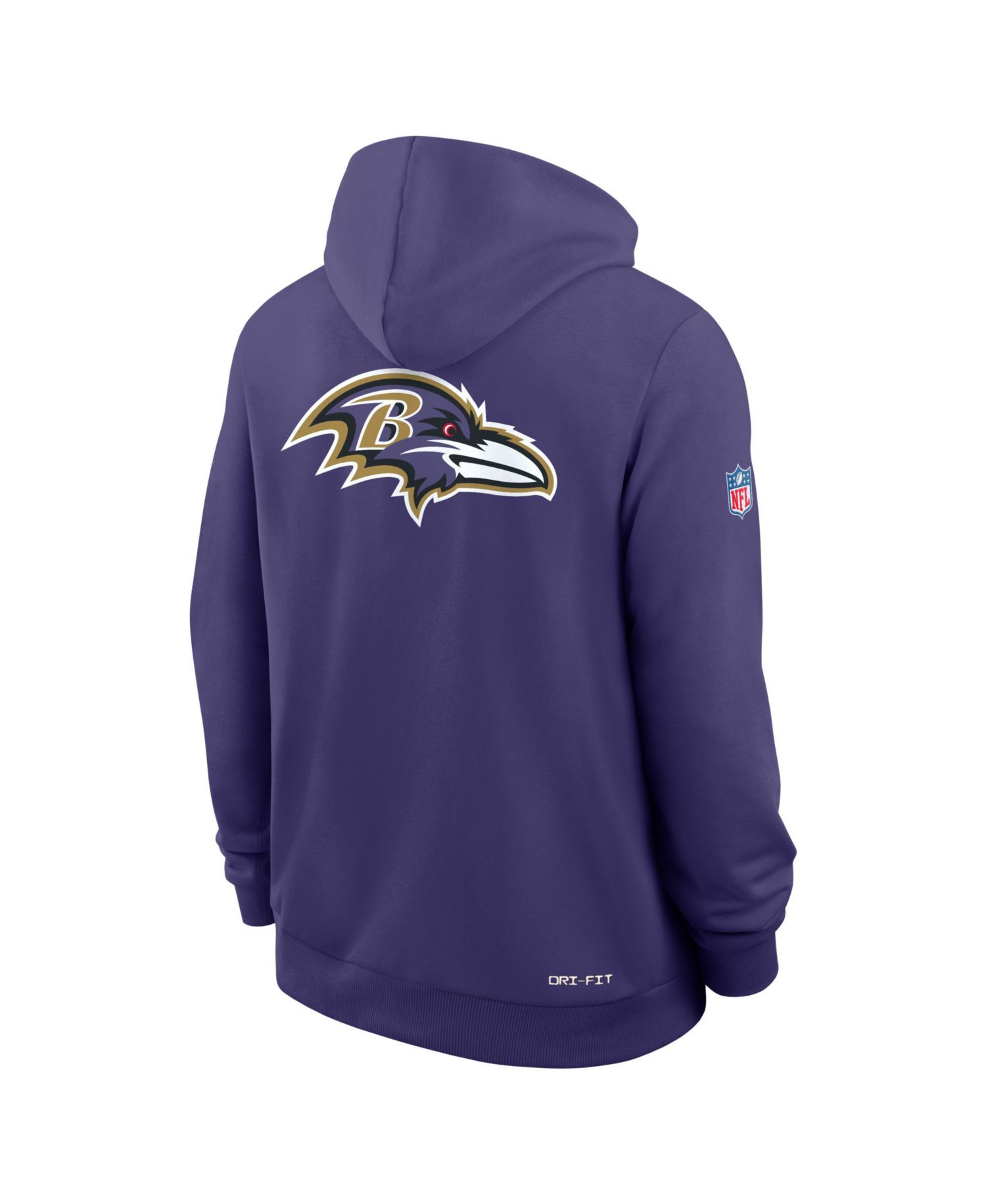Men's Purple Baltimore Ravens Alt Sideline Standard Issue Dri-FIT Hoodie