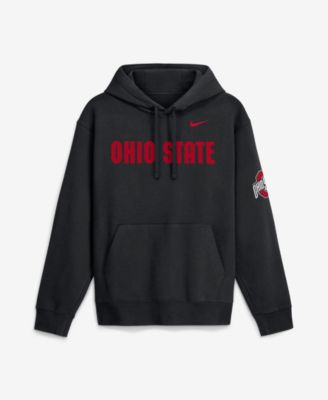 Men's Black Ohio State Buckeyes 2026 Sideline Club Fleece Hoodie