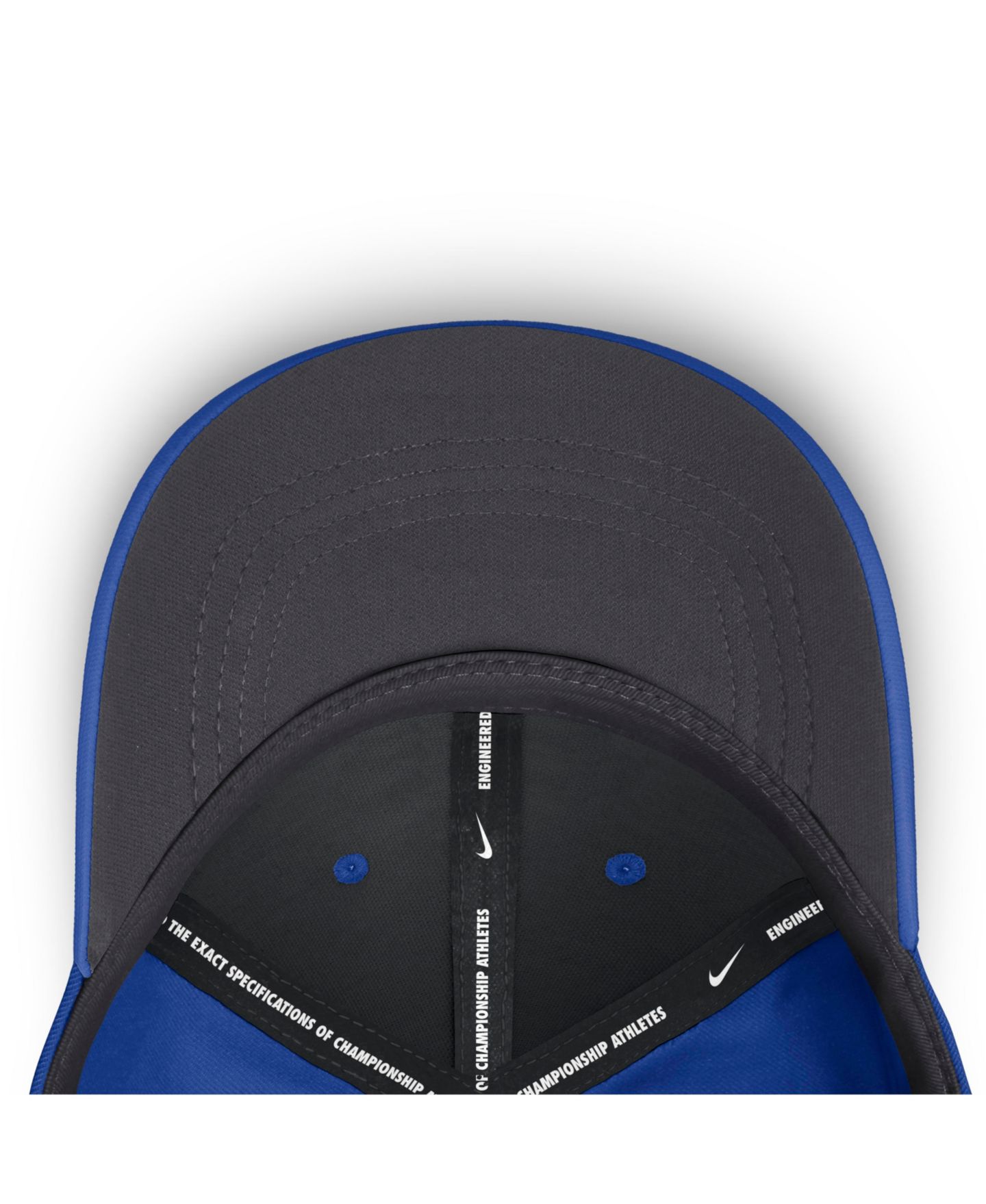 Мужской головной убор Nike Royal Kentucky Wildcats Gameday Aerobill Swooshflex Dri-FIT Hat — фото 3