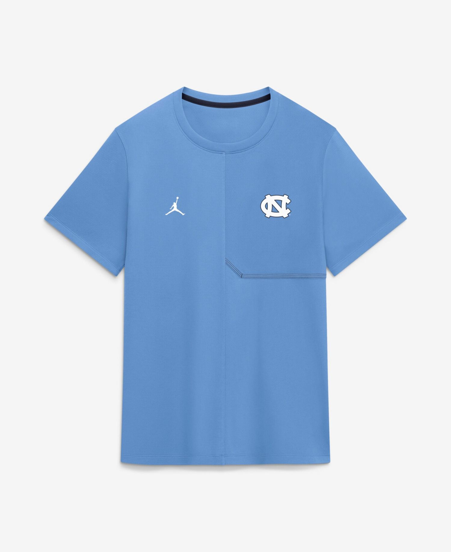 Men's Carolina Blue North Carolina Tar Heels 2026 Sideline UV Dri-FIT Coaches Shirt