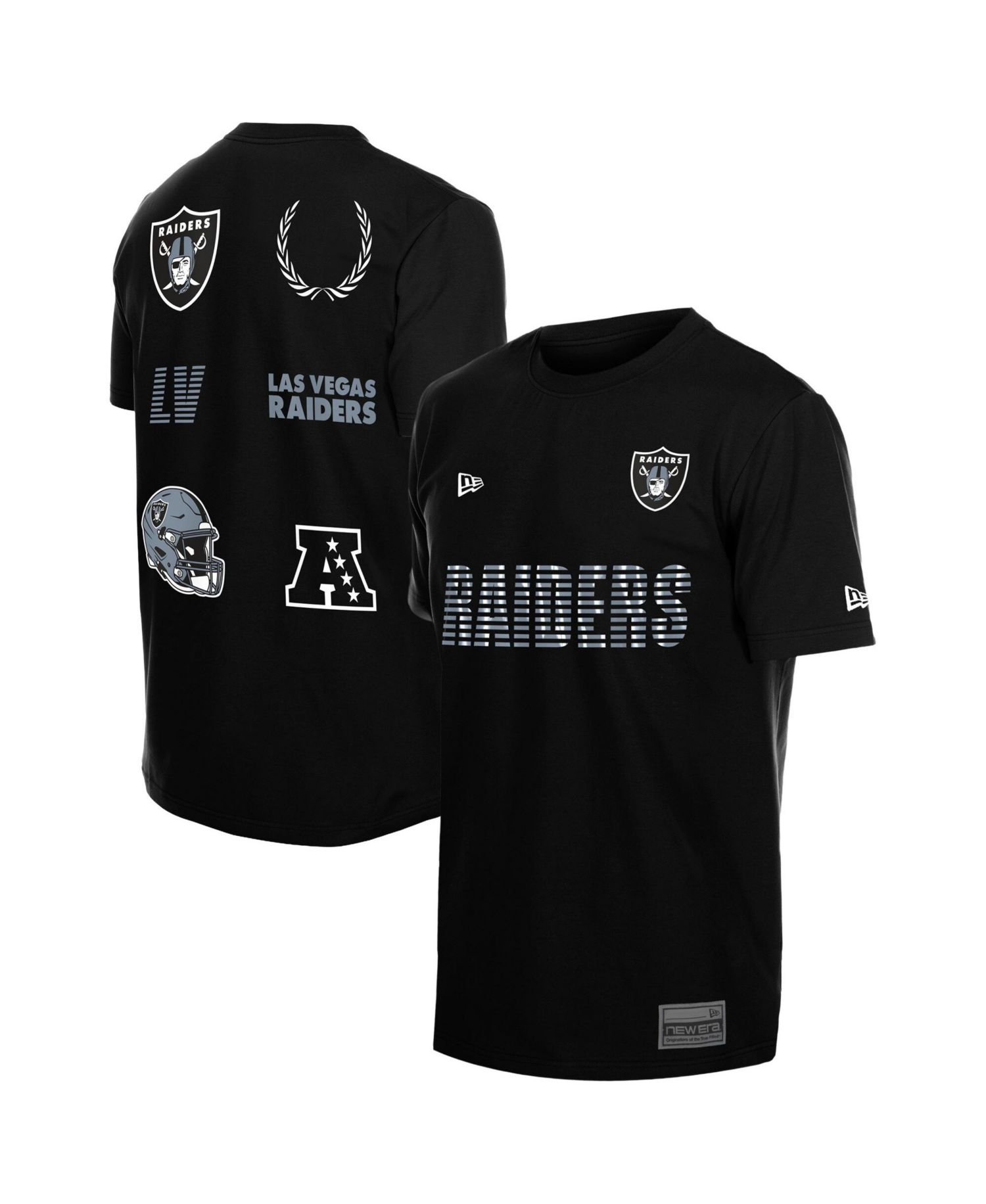 Men's Black Las Vegas Raiders Match T-Shirt