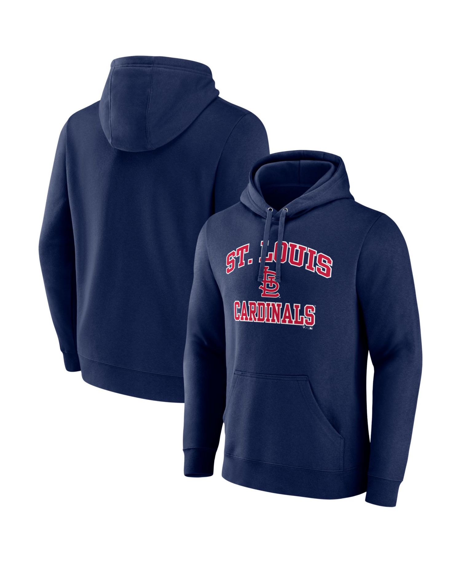 Men's Navy St. Louis Cardinals Heart & Soul Hoodie