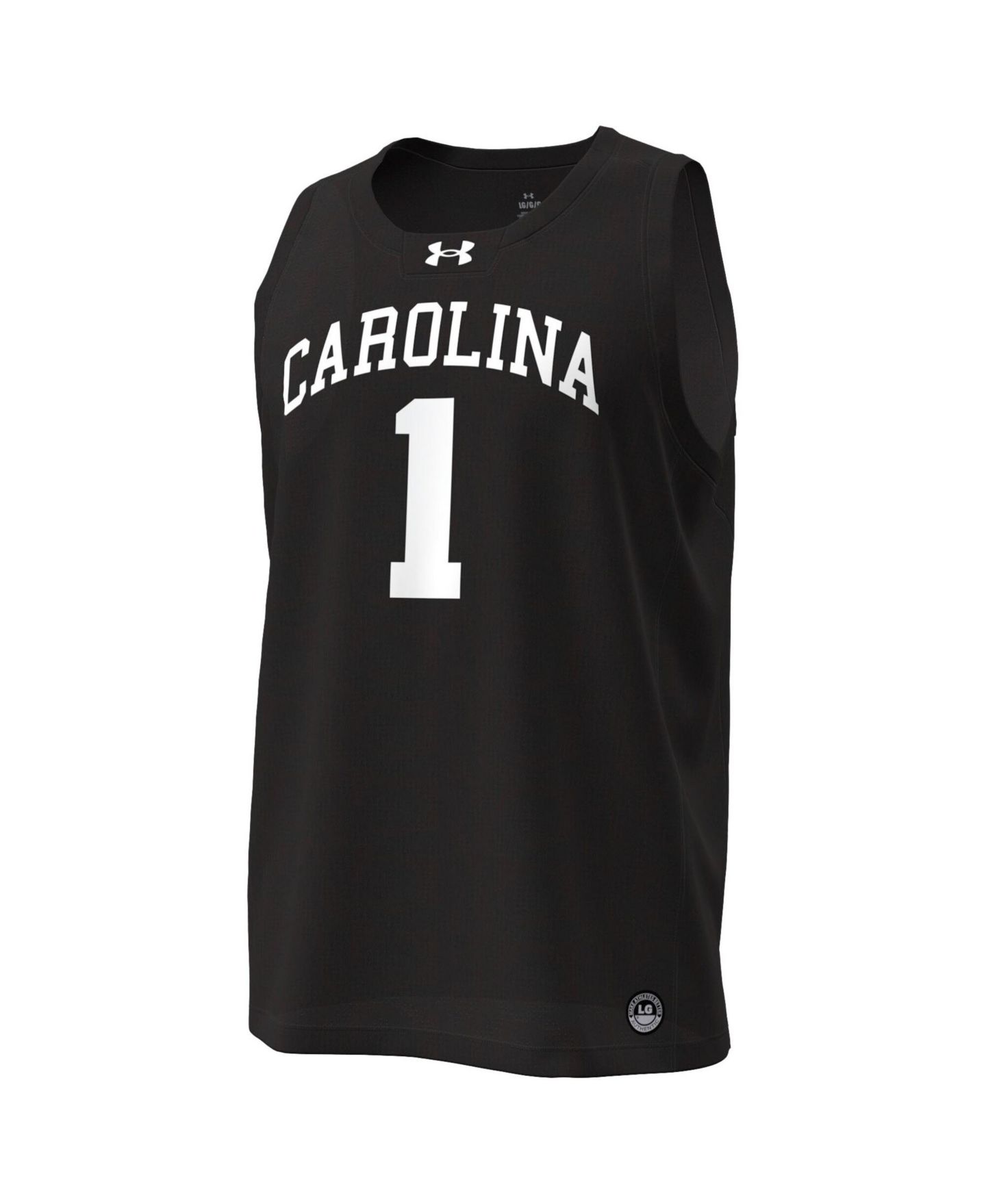 Мужской топ Under Armour Black South Carolina Gamecocks 1 Replica Basketball Jersey — фото 3