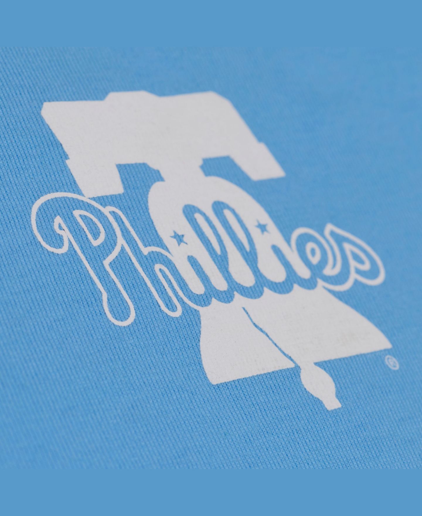 Мужская футболка Mitchell & Ness Light Blue Philadelphia Phillies Insignia Premium — фото 2