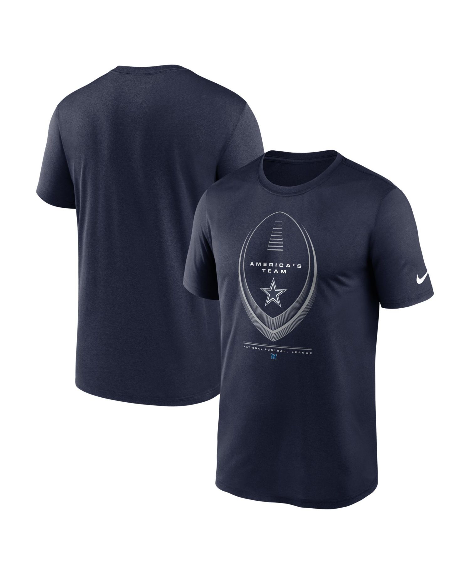 Men's Navy Dallas Cowboys Legend Icon Dri-FIT T-Shirt