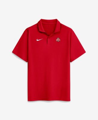 Men's Scarlet Ohio State Buckeyes Primetime Victory Plus Dri-FIT Polo Shirt