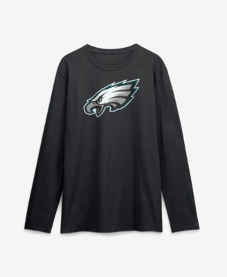 Men's Black Philadelphia Eagles Primary Logo Long Sleeve T-Shirt