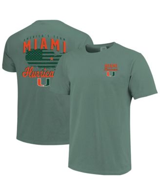 Men's Green Miami Hurricanes America's Team T-Shirt