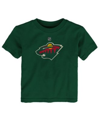Baby Boys and Girls Green Minnesota Wild Primary Logo T-Shirt