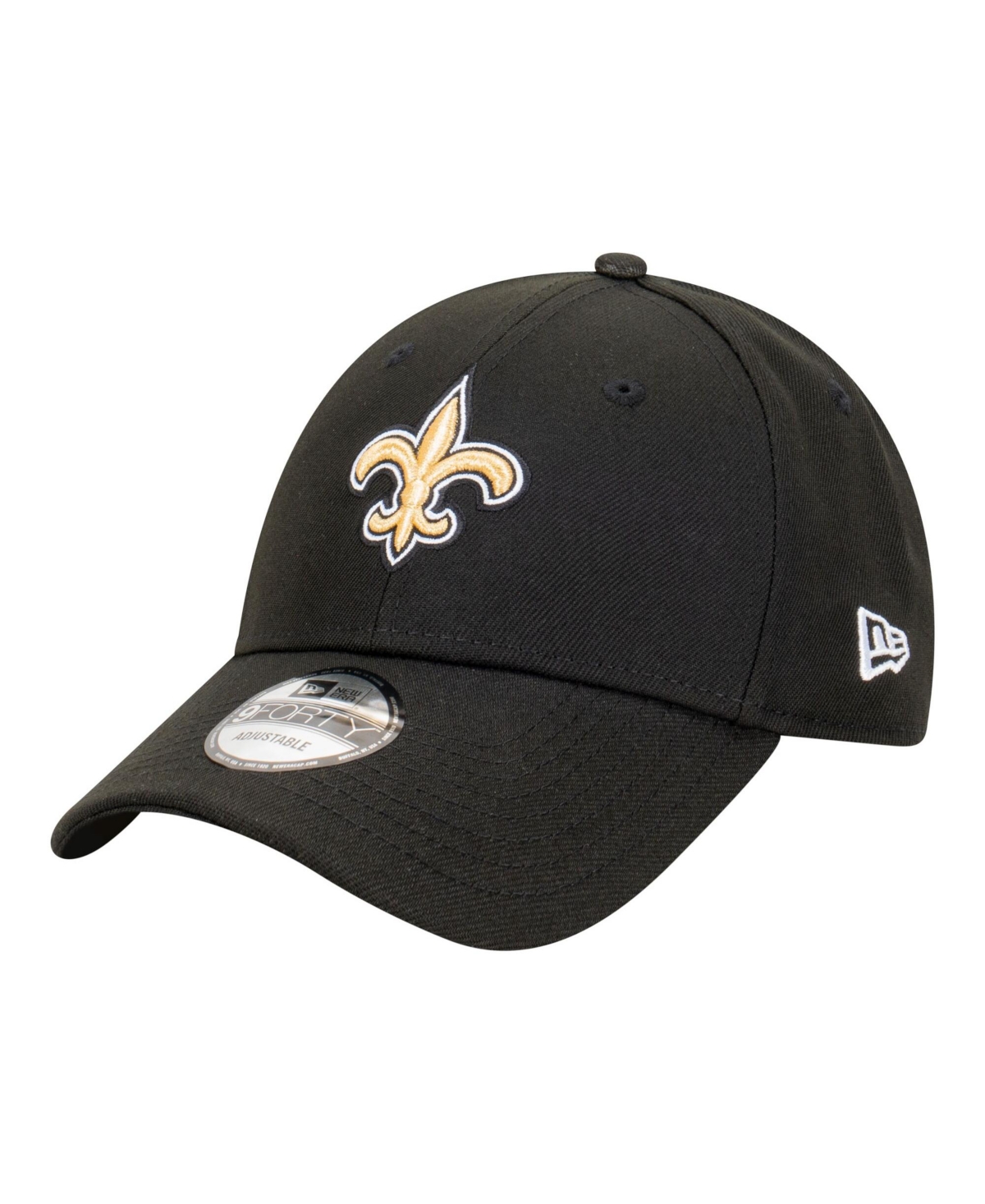 New Era Men's Black New Orleans Saints Core Team 9FORTY Adjustable Hat - Black