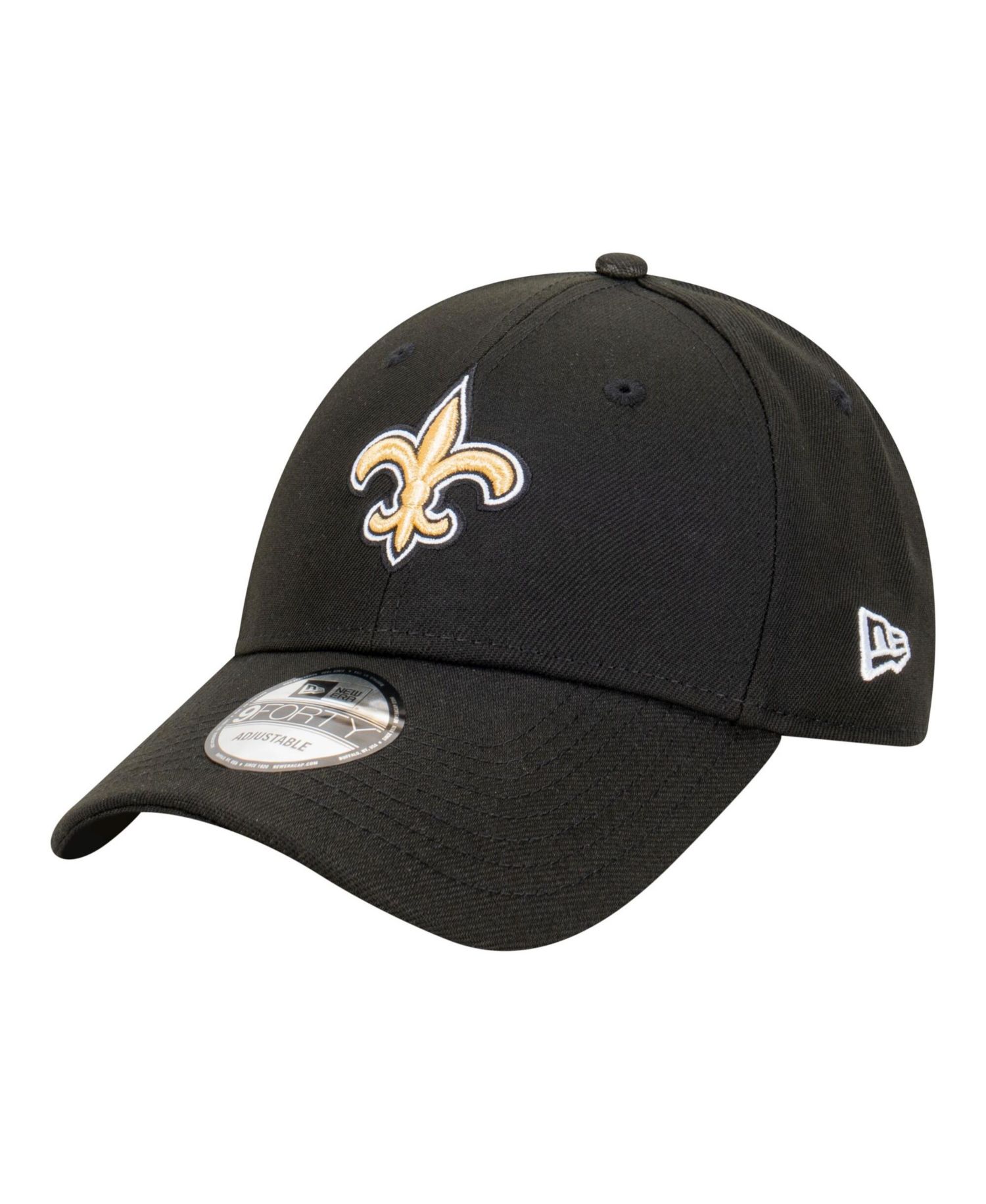 Men's Black New Orleans Saints Core Team 9FORTY Adjustable Hat