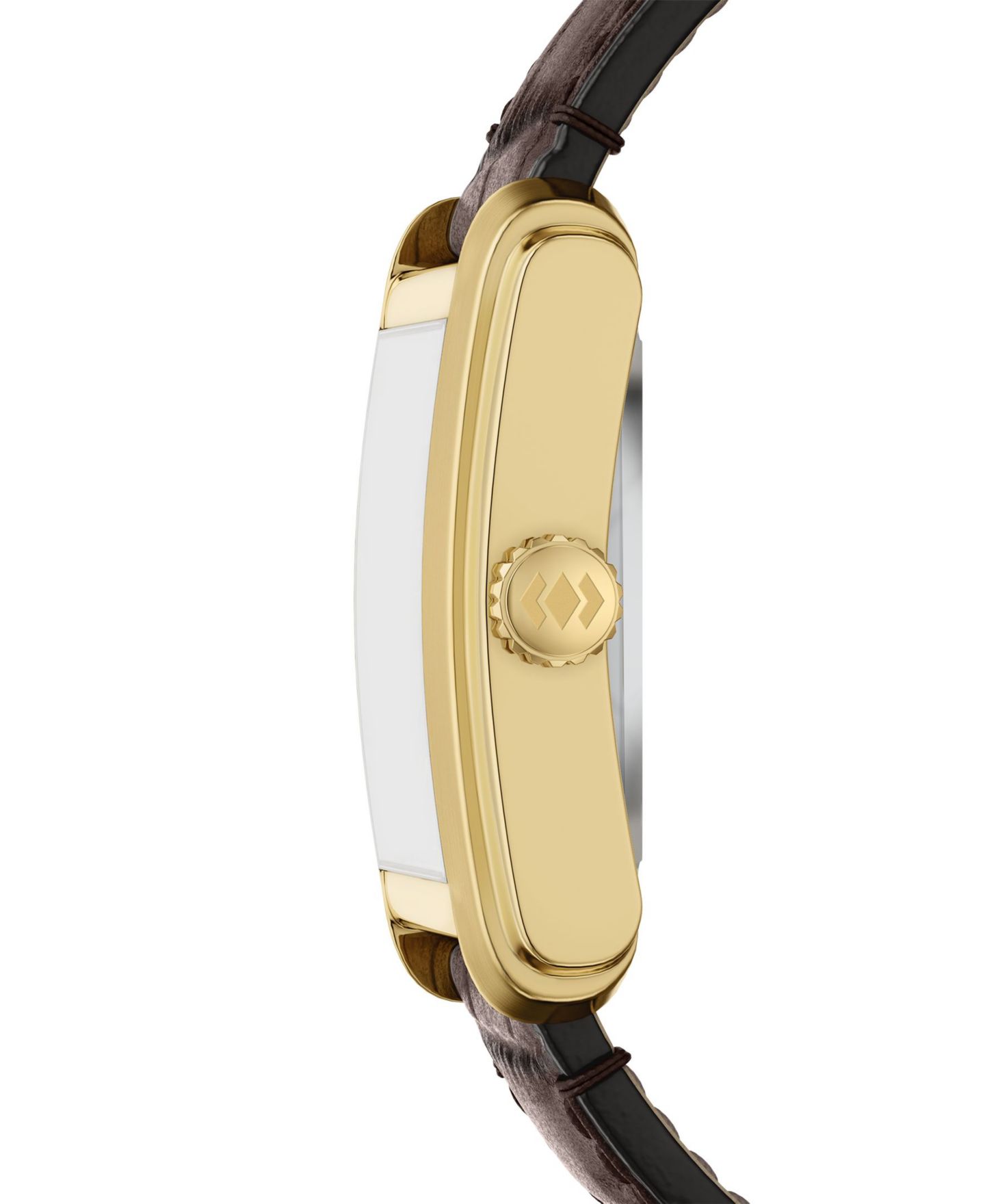Мужские часы Fossil Carraway Automatic Brown Croco Leather Watch 42mm — фото 3