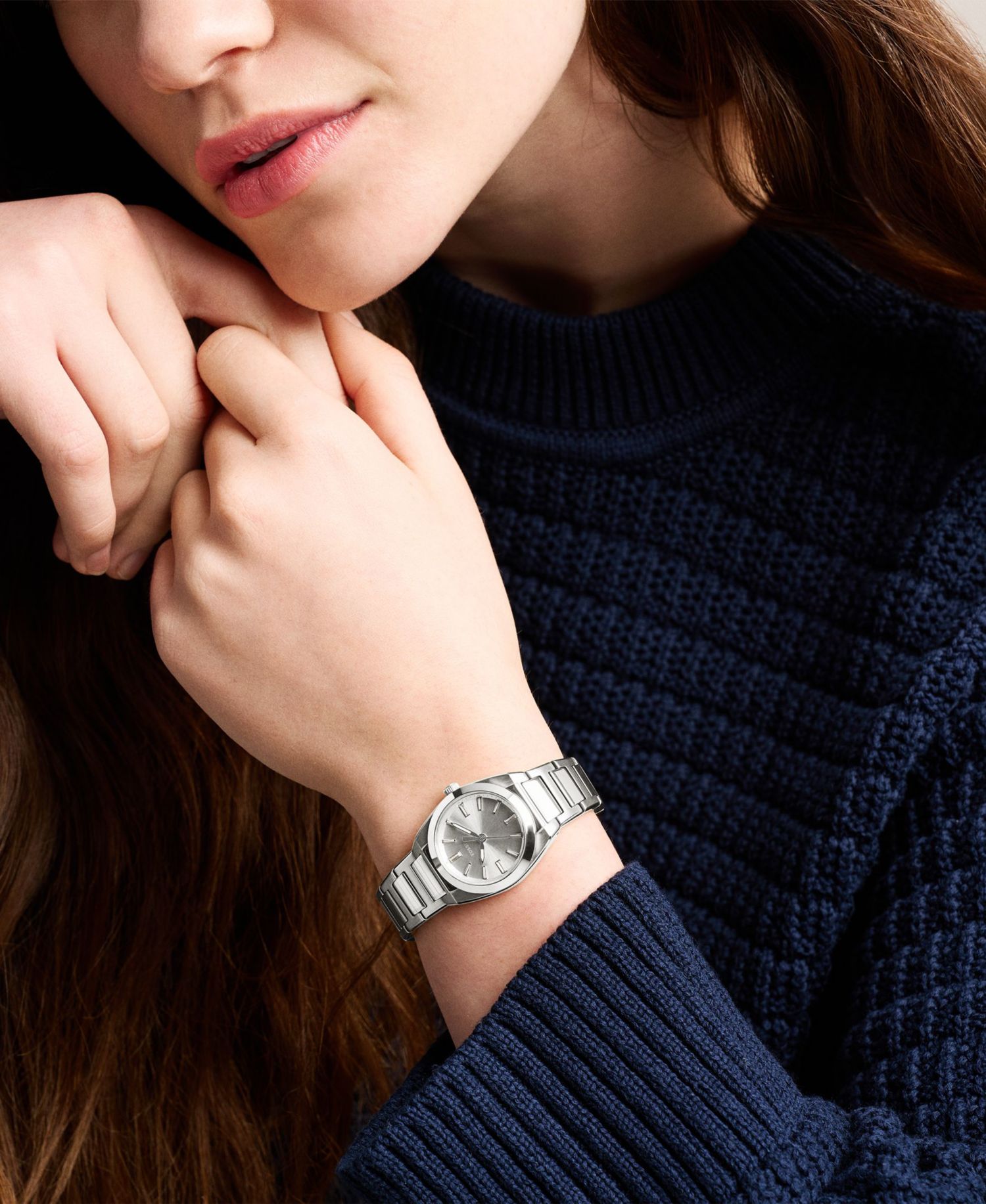 Women's Everett Three-Hand Stainless Steel Watch 27mm