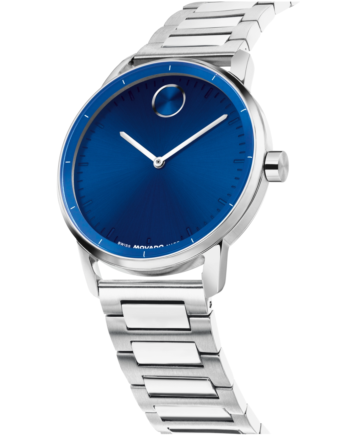 Movado Men's Bold Echo Swiss Quartz Stainless Steel Watch 40mm