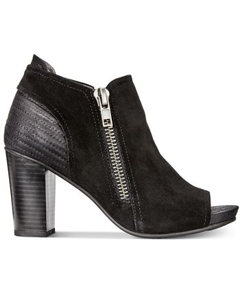 White mountain peep toe booties store