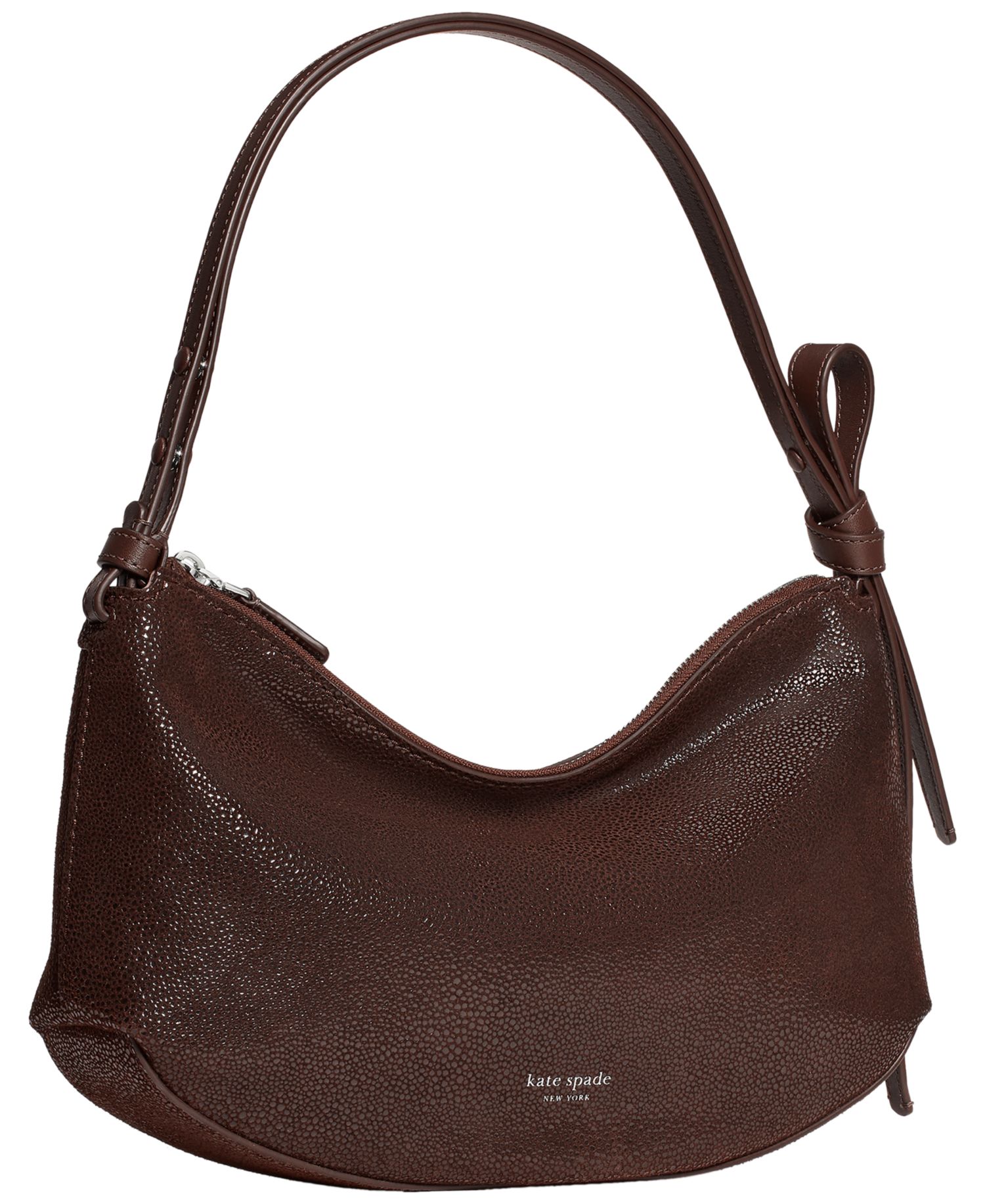 Loop Dot Medium Leather Shoulder Handbag