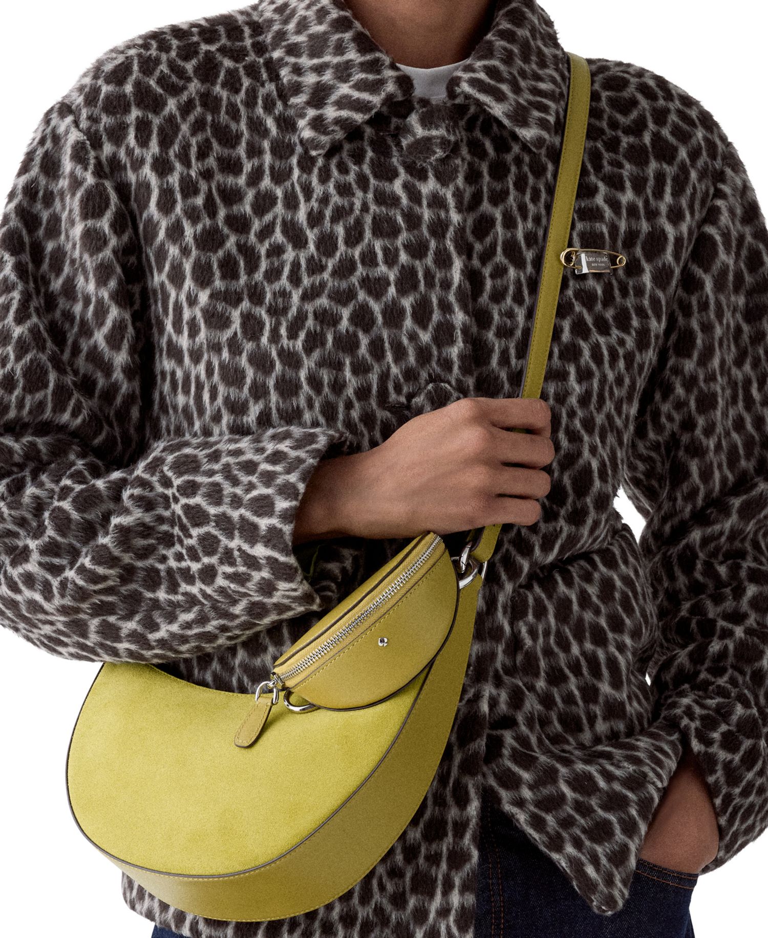 Duo Suede Small Crossbody Handbag