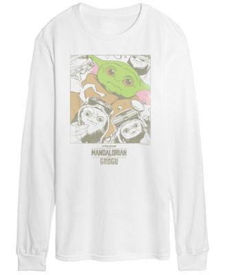 Men's The Mandalorian & Grogu And Friends Vintage Faded Graphic T-Shirt