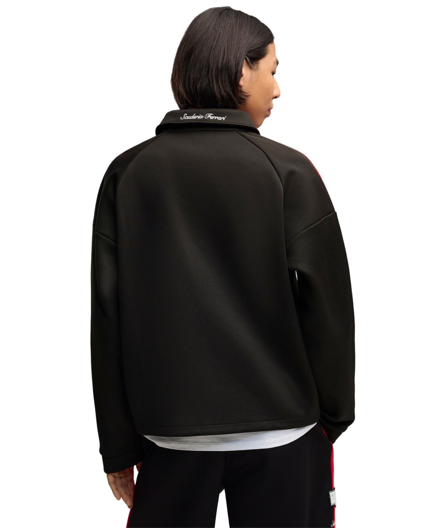 Men's Ferrari Combines Iconic Stripe Track Jacket