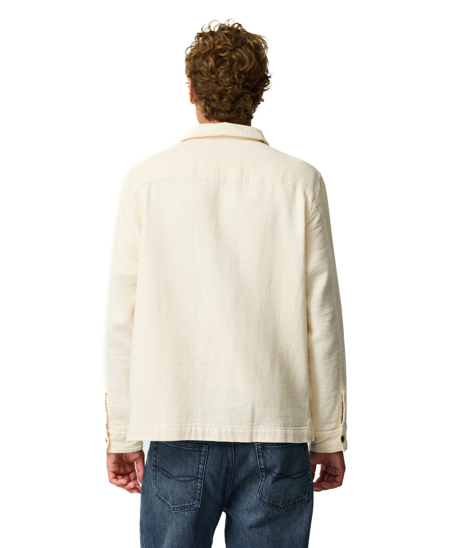 Мужская рубашка Rodd & Gunn Rodd Gunn Newland Pass Cotton Overshirt, цвет: Натуральный — фото 10