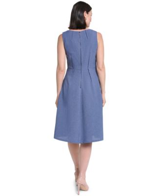 Calvin Klein Women's Blue Midi Dresses