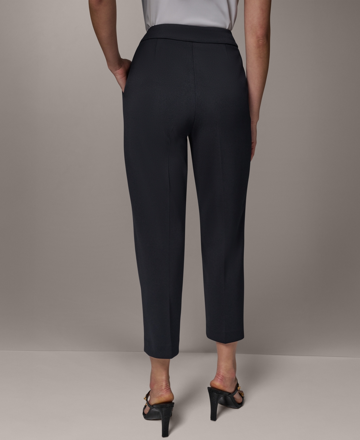 Donna Karan New York Women's Mid-Rise Ankle Pants