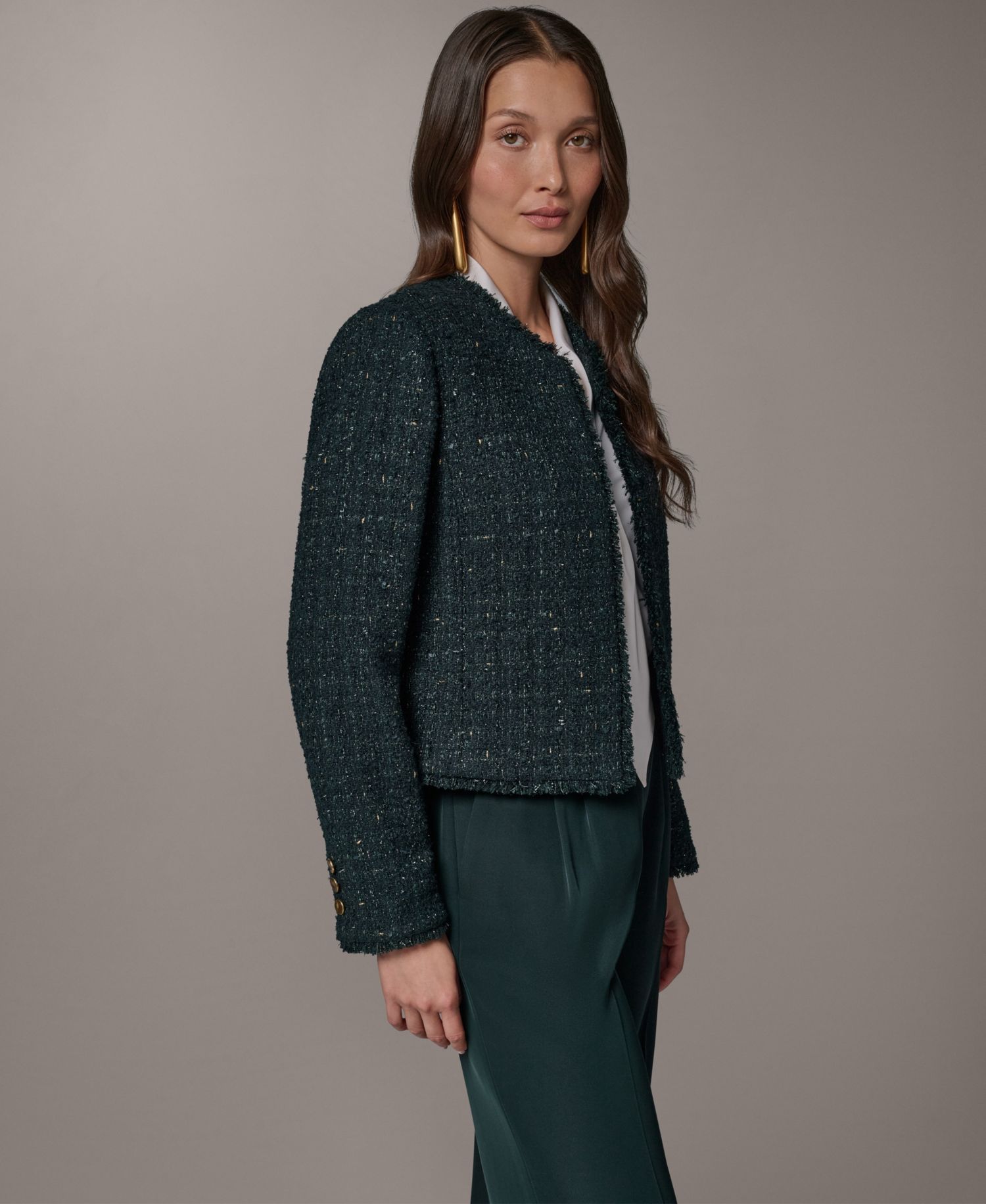Women's Open-Front Fring Jacket
