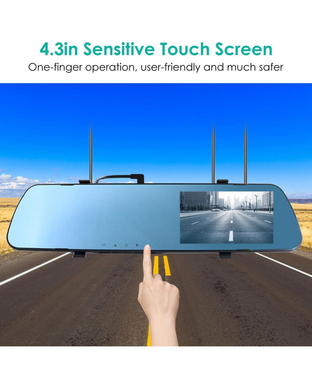 Neewer 1080P Dash Cam with Loop Recording, G-Sensor, Parking Monitor