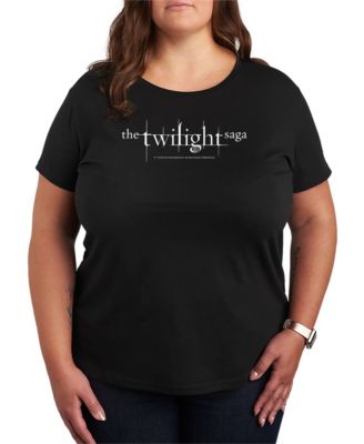 Plus Size Twilight Saga Logo Graphic T-Shirt