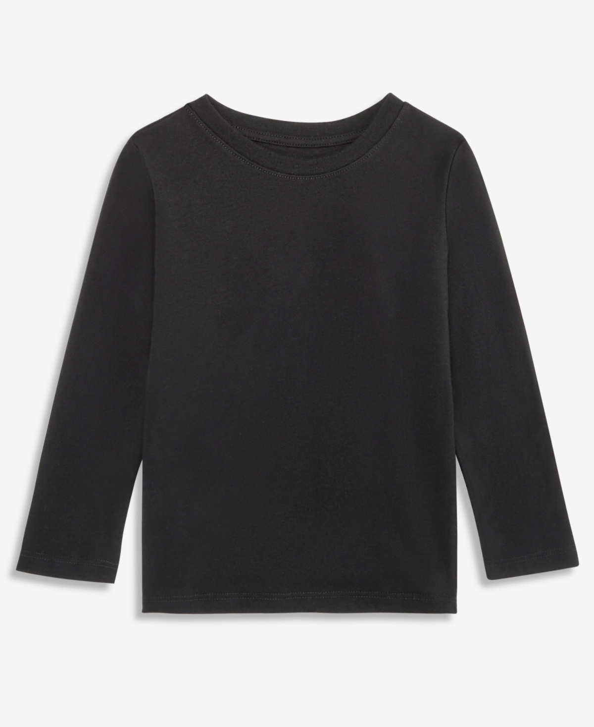 Epic Threads Kids' Toddler Girls' 12m-5t Core Long-sleeve T-shirt, Macy's Exclusive In Black