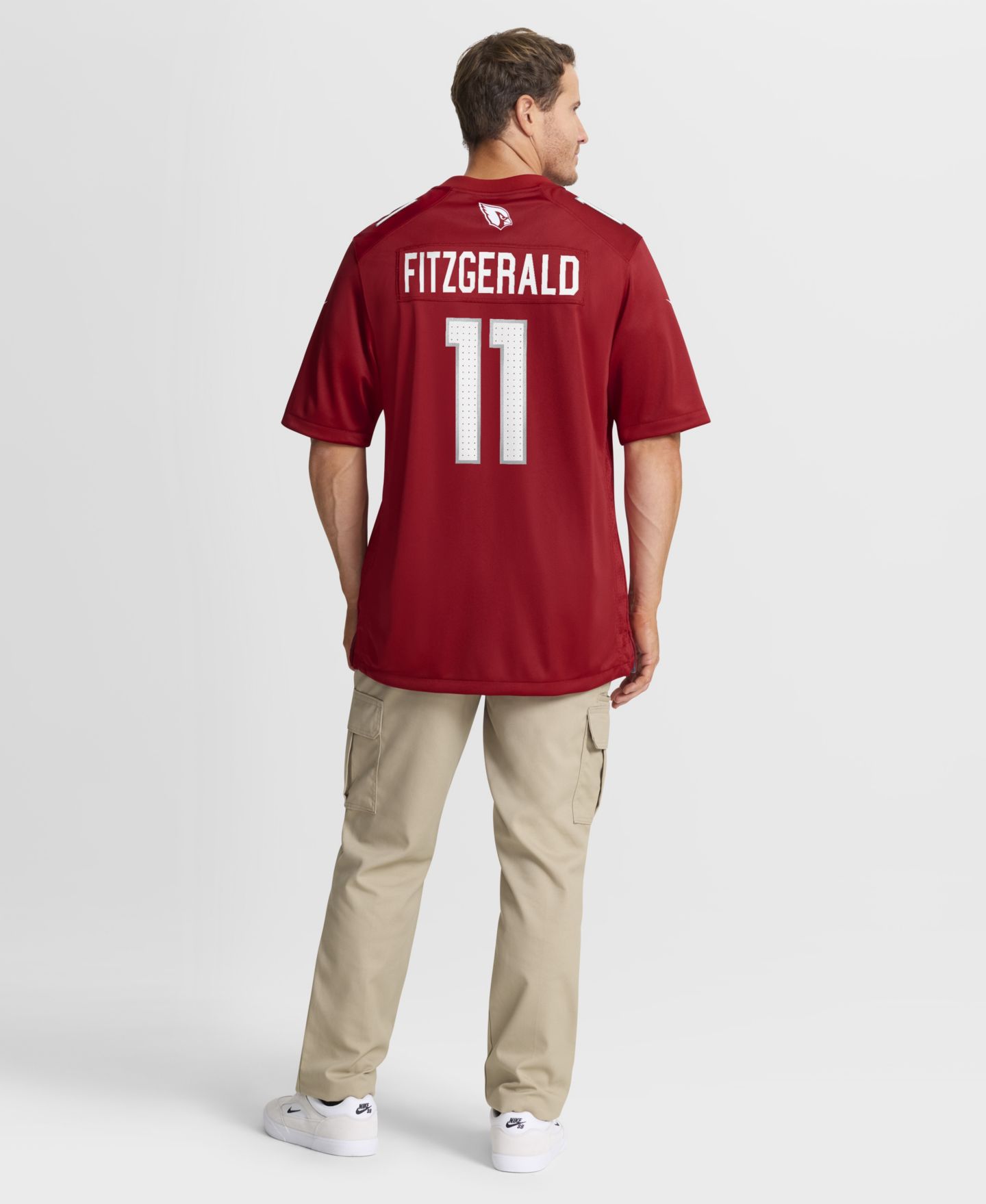 Мужской топ Nike Larry Fitzgerald Cardinal Arizona Cardinals Team Retired Game Jersey — фото 3