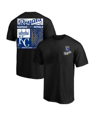 Men's Profile Black Kansas City Royals Big Tall Two-Sided Graphic T-Shirt