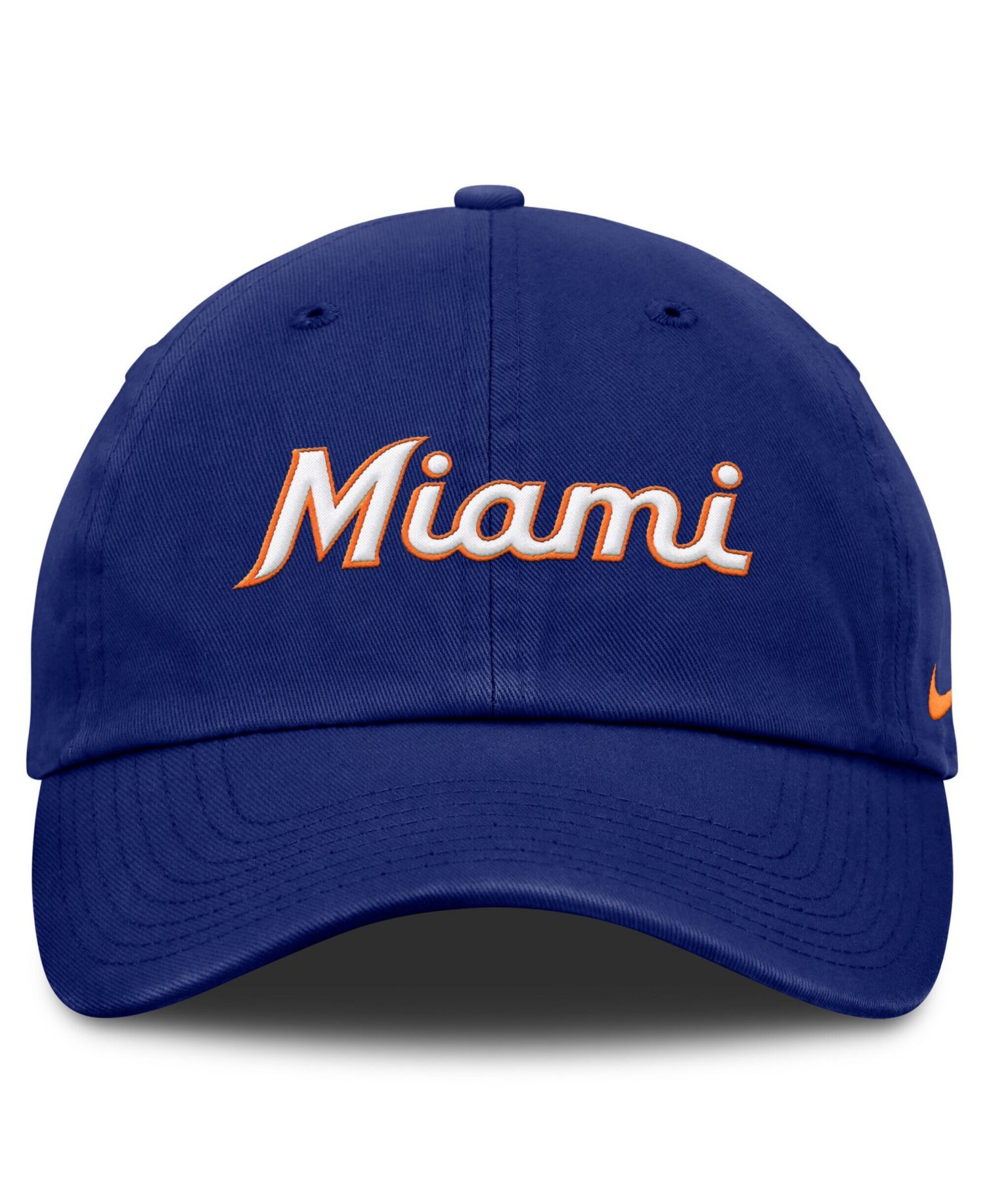 Men's Deep Royal Miami Marlins Club Adjustable Hat