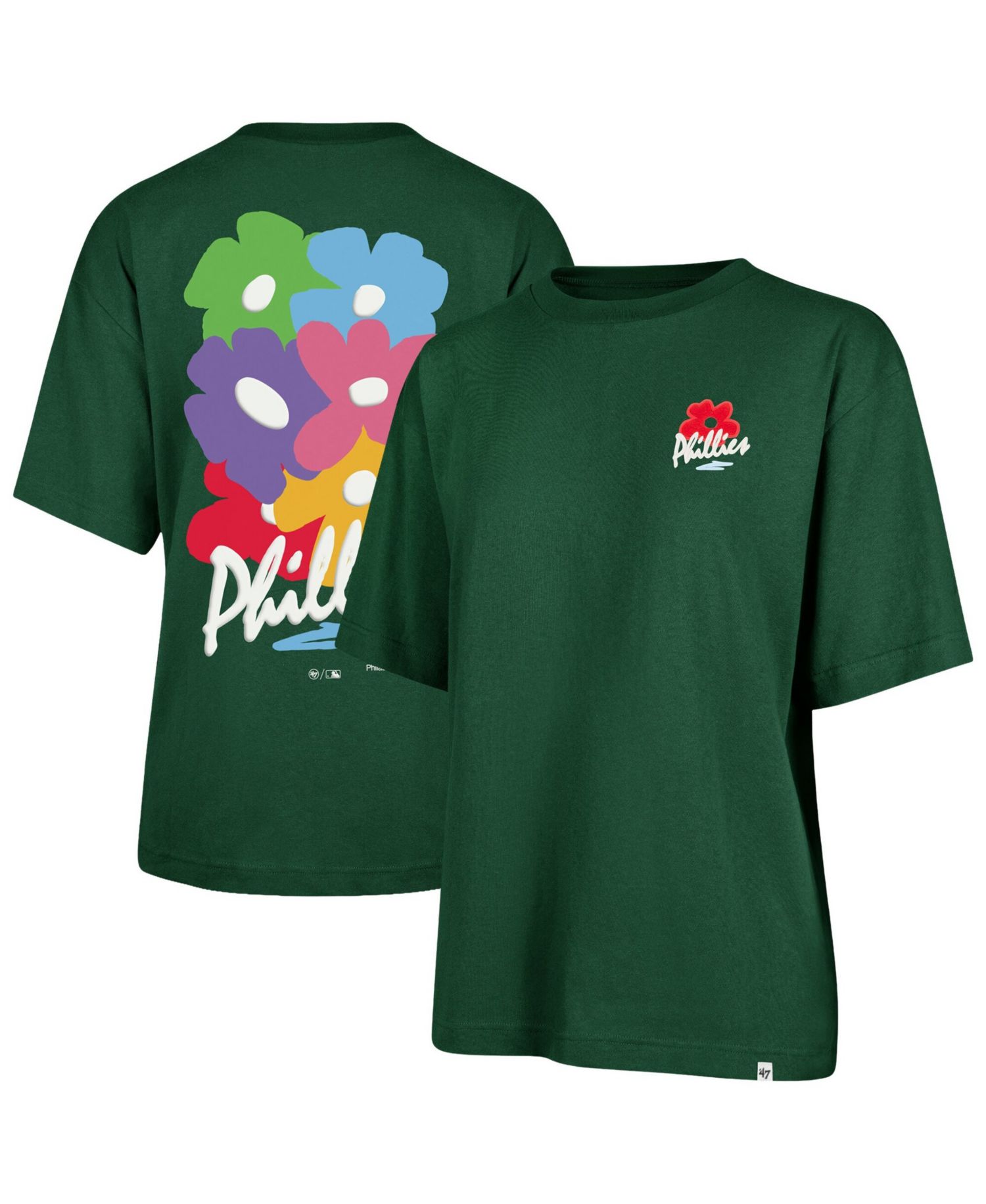 Men's and Women's Dark Green Philadelphia Phillies Gallery Foundation T-Shirt