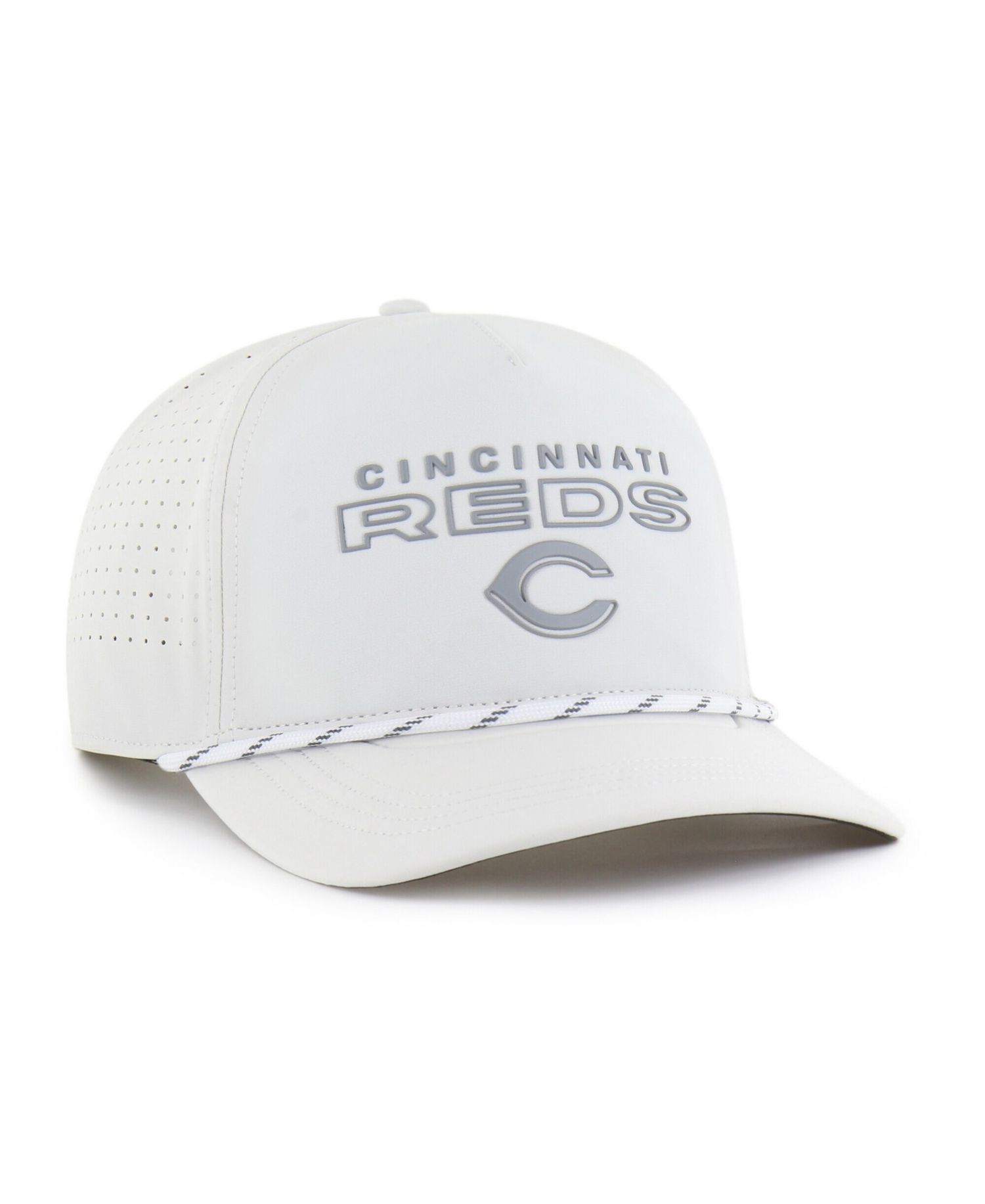 Men's White Cincinnati Reds Forward Vault Hitch Adjustable Hat