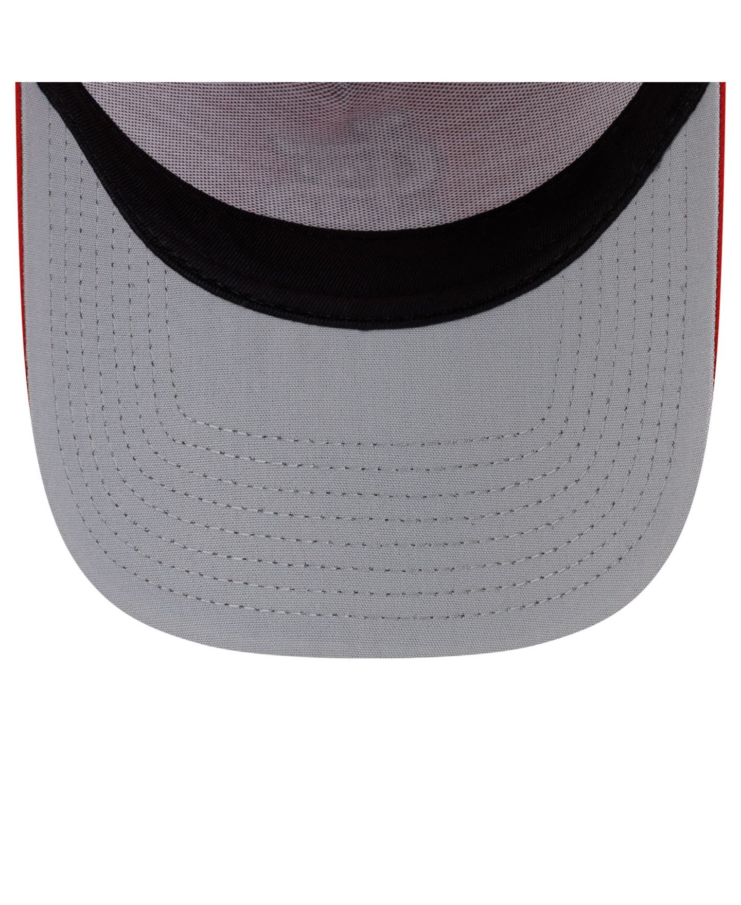 Мужская кепка New Era Red St. Louis Cardinals Side Script 9FORTY A-Frame Trucker Adjustable Hat — фото 5
